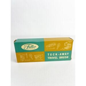 VINTAGE FULLER TUCK AWAY TRAVEL BRUSH 511 1970s Lint Remover Bakelite Handle